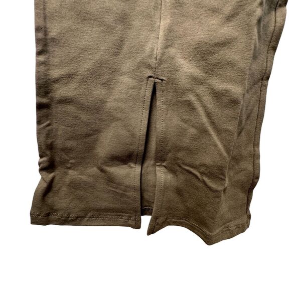 Torrid Tan Stretch Leggings Women’s Size 2 (18/20) NWT Split Hem Pants - Picture 4 of 4